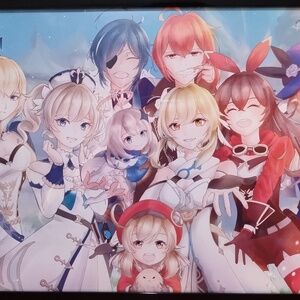 Genshin Impact Anime Framed Poster 17"x11"